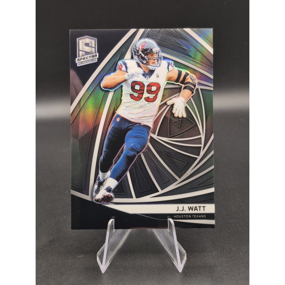 2019 Panini Spectra Football J.J. Watt #97 Rainbow Foil /99‎